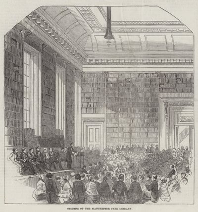 Opening of the Manchester Free Library by English School